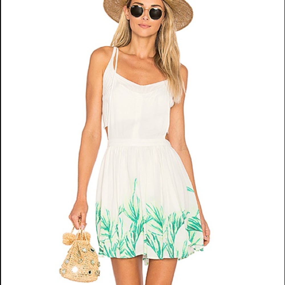 Free People Tropical Oasis Jumper in White